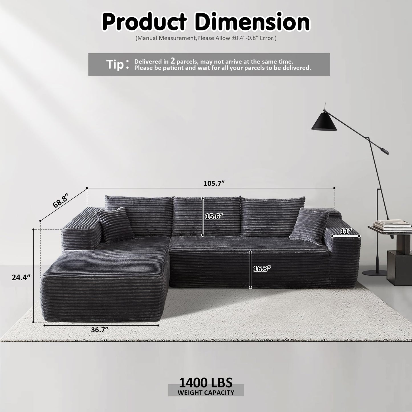 CloudEase Sectional Sofa™